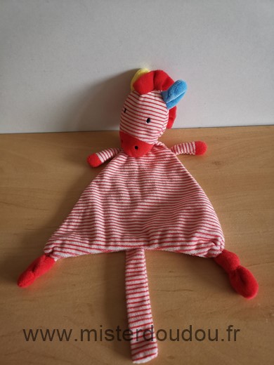 Osgood Zébre Raye rouge blanc - Très bon état